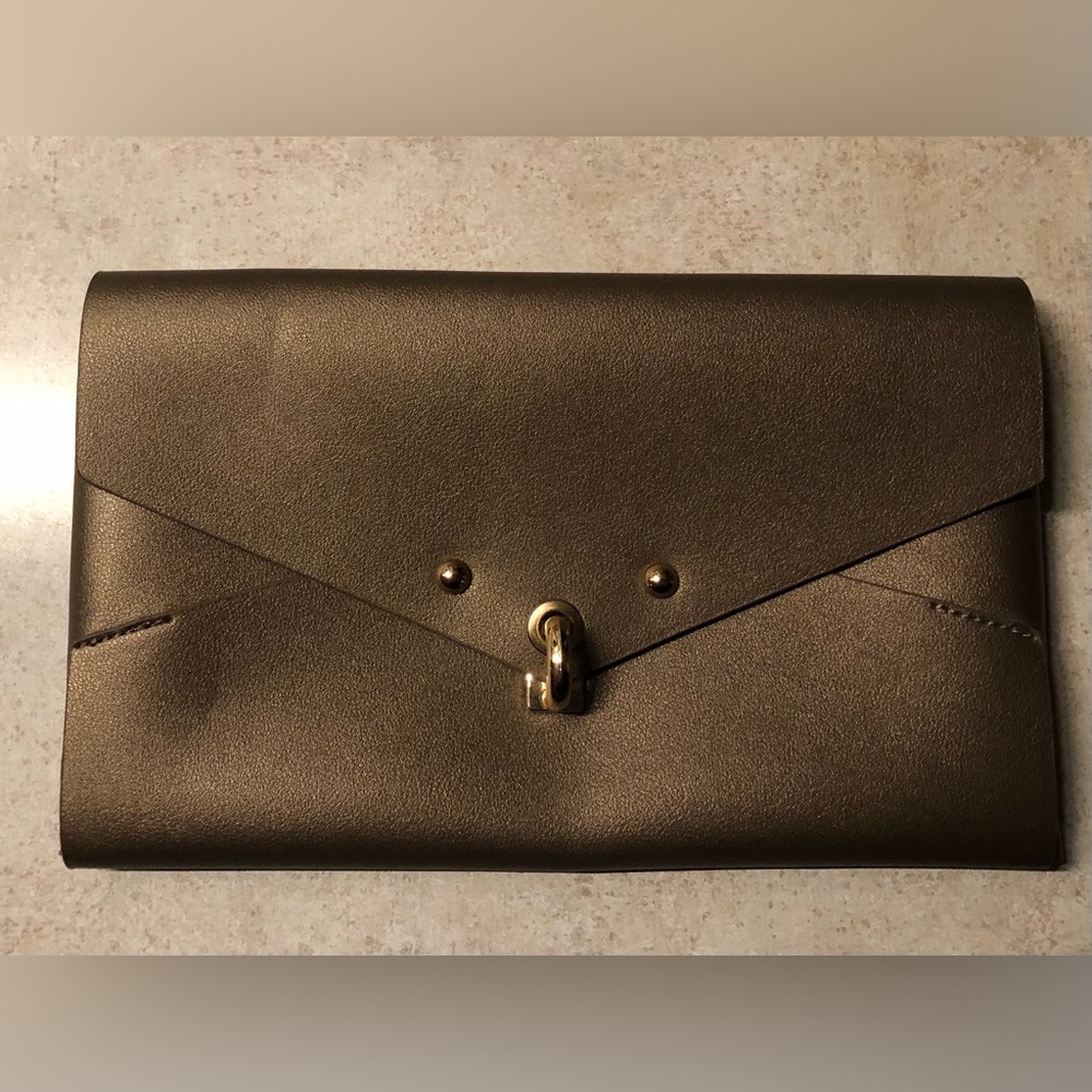 Sondra Roberts Envelope Bronze Clutch